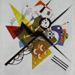 Vassily Kandinsky_ Auf Weiss II_1923_Olio su tela, cm 105 x 98_Donazione Nina Kandinsky, 1976_Georges Meguerditchian Centre Pompidou, MNAM CCI